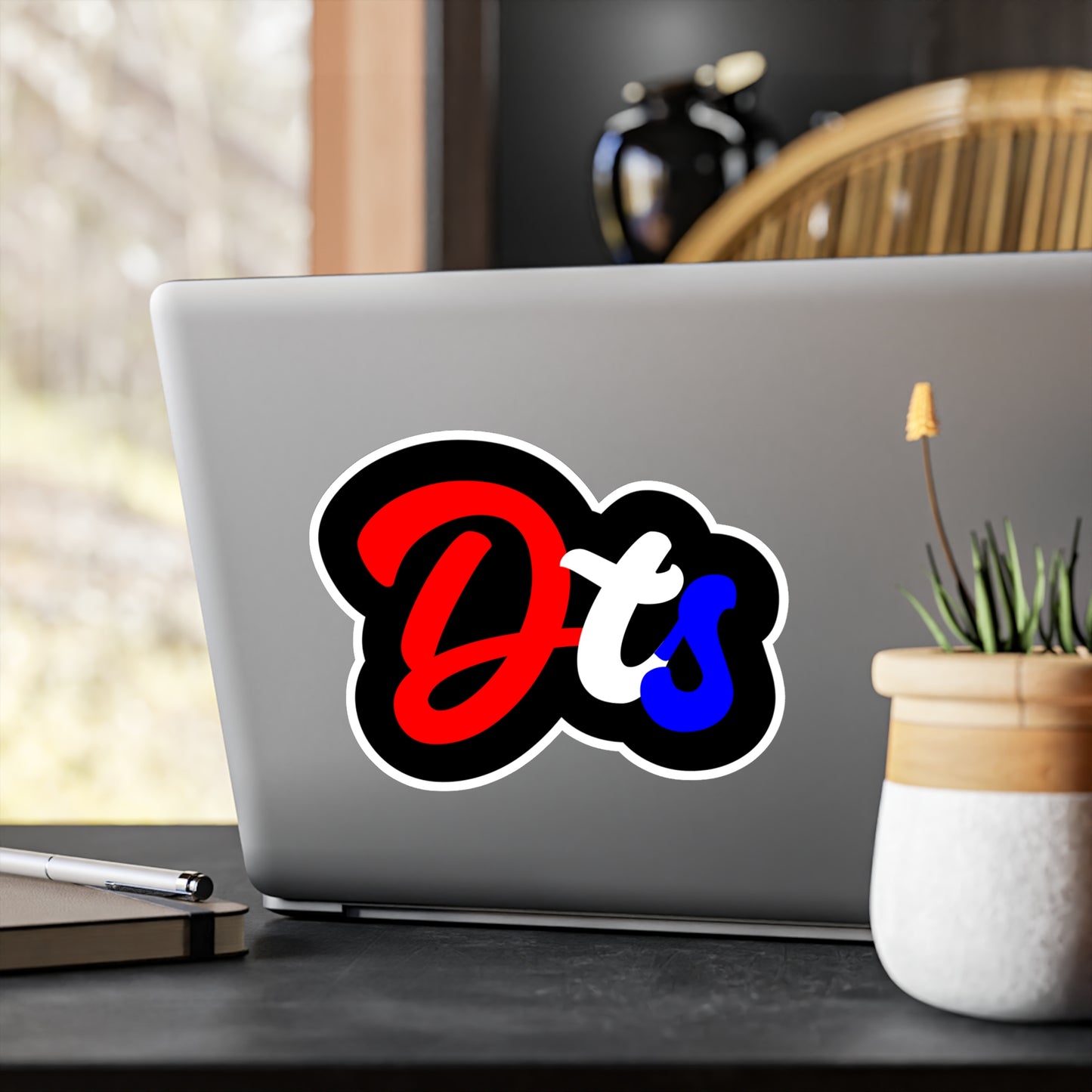 Red, White, and Blue DTS Sticker